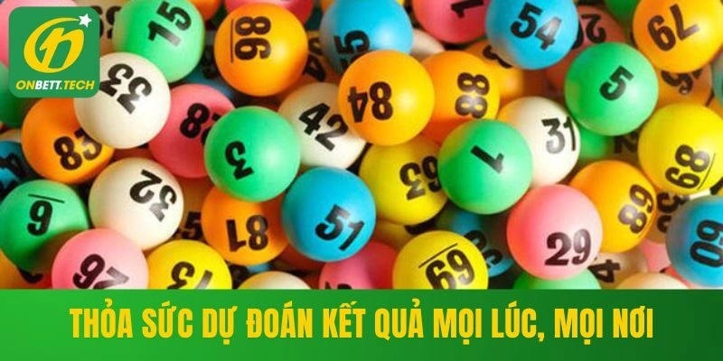 Thỏa sức dự đoán kết quả mọi lúc, mọi nơi